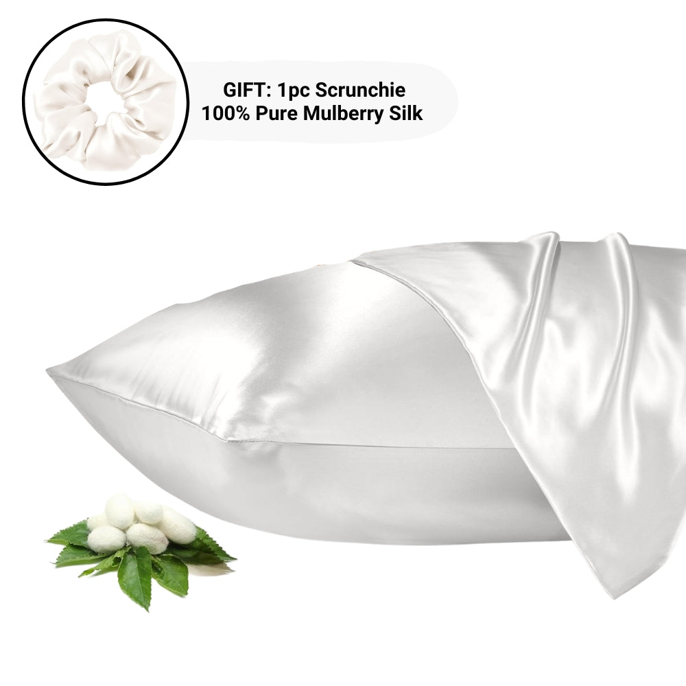 The BrushX 100% Mulberry Silk Pillowcase