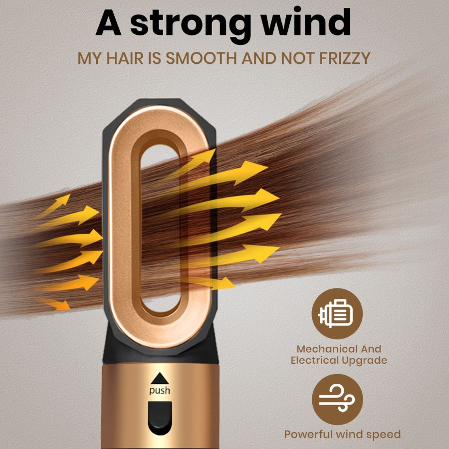 BrushX 5-in-1 Ionic Hair Styler Pro