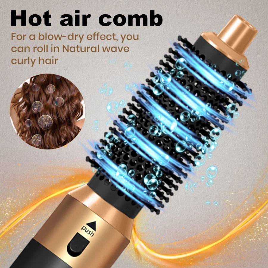 BrushX 5-in-1 Ionic Hair Styler Pro