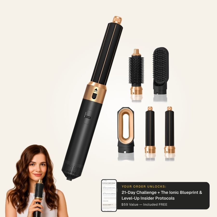 BrushX 5-in-1 Ionic Hair Styler Pro