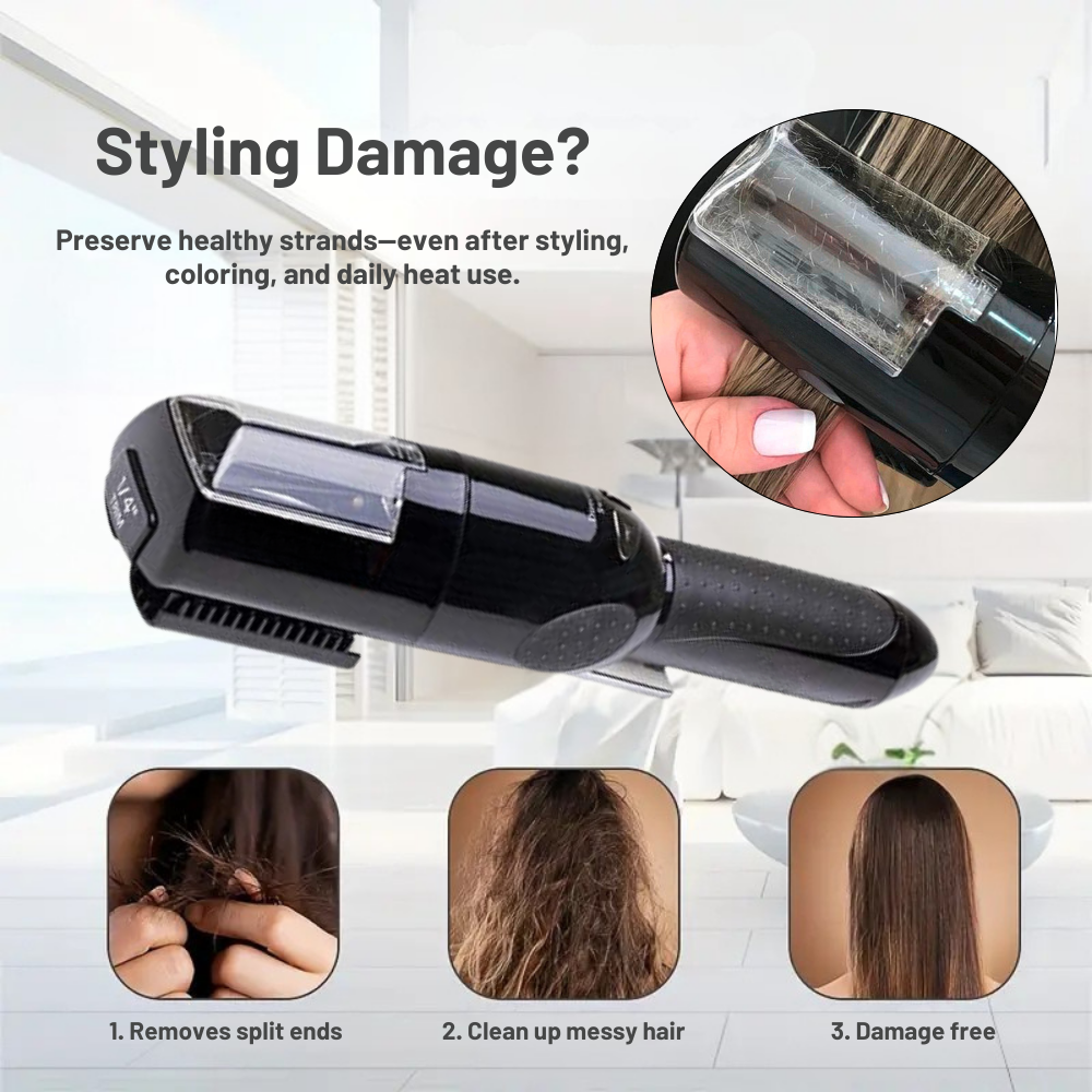 BrushX Cordless Split End Hair Trimmer Automatic