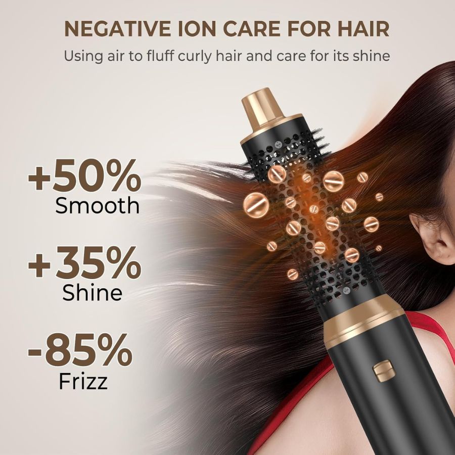 BrushX 5-in-1 Ionic Hair Styler Pro
