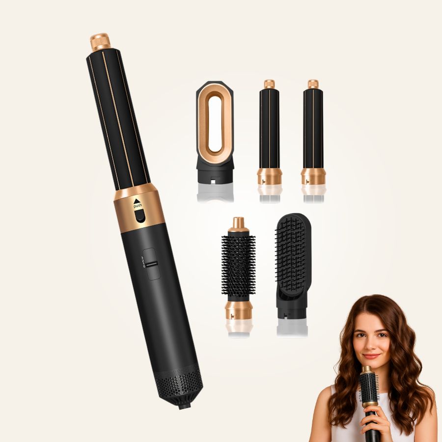 BrushX 5-in-1 Ionic Hair Styler Pro