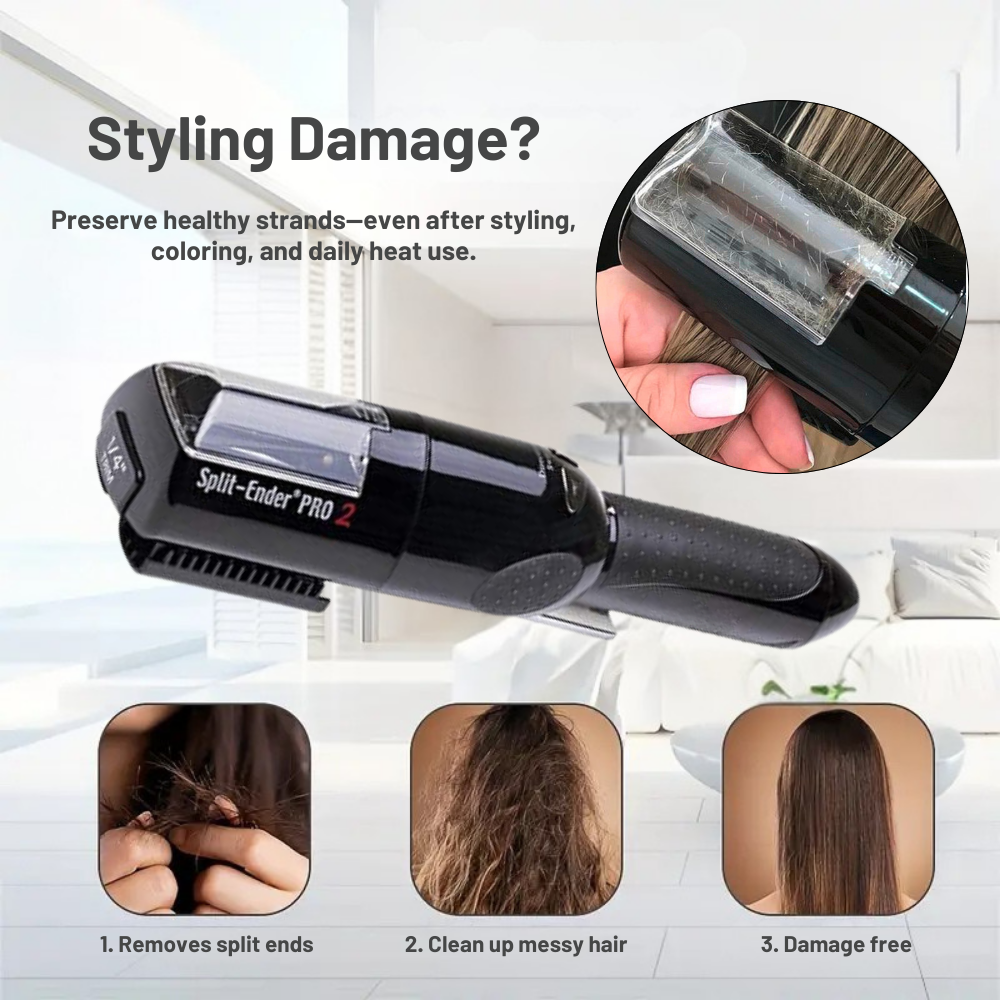 BrushX Cordless Split End Hair Trimmer Automatic